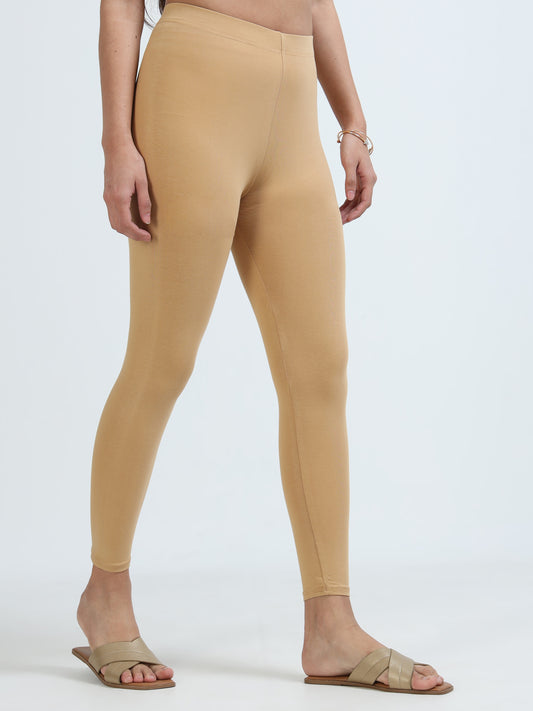 Varnam Women Ankle Length Cotton Leggings – Lite Skin