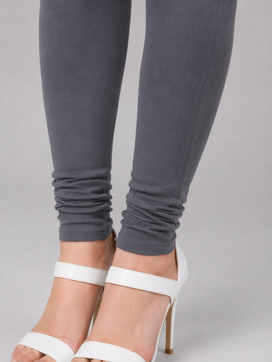 Brinda Women Full Length Cotton Leggings – E.Grey