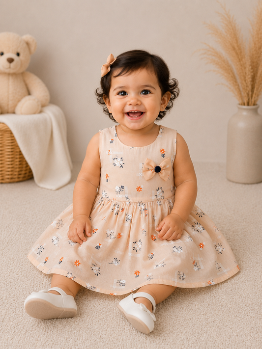 Floral Set 2 Cotton Frock for Girls