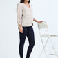 Varnam Women Ankle Length Cotton Leggings – Navy