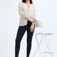 Varnam Women Ankle Length Cotton Leggings – Navy
