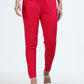 Varnam Women Lycra Slub Straight Pants – Rani Rose