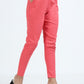 Varnam Women Lycra Slub Straight Pants – Coral