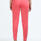 Varnam Women Lycra Slub Straight Pants – Coral