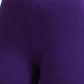 Varnam Women Ankle Length Cotton Leggings – Purple