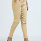 Varnam Women Lycra Slub Straight Pants – Skin
