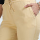 Varnam Women Lycra Slub Straight Pants – Skin