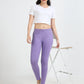 Varnam Women Ankle Length Cotton Leggings – Lavender