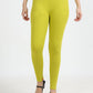 Varnam Women Ankle Length Cotton Leggings – Mehendi
