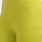 Varnam Women Ankle Length Cotton Leggings – Mehendi