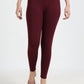 Varnam Women Ankle Length Cotton Leggings – Wine