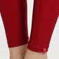 Varnam Shimmer Ankle Length Leggings - Maroon