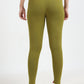 Varnam Women Ankle Length Cotton Leggings – Dark Mehendi