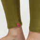 Varnam Women Ankle Length Cotton Leggings – Dark Mehendi