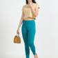 Varnam Women Ankle Length Cotton Leggings – Ramar Green