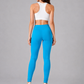 Brinda Women Full Length Cotton Leggings – Turquoise Blue