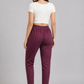 Varnam Women Lycra Slub Straight Pants – Onion