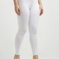 Varnam Women Ankle Length Cotton Leggings – White