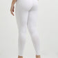 Varnam Women Ankle Length Cotton Leggings – White