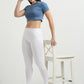 Varnam Women Ankle Length Cotton Leggings – White