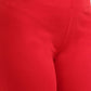 Varnam Women Ankle Length Cotton Leggings – Red