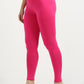 Varnam Women Ankle Length Cotton Leggings – Fuchsia