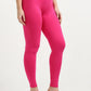 Varnam Women Ankle Length Cotton Leggings – Fuchsia