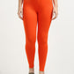 Varnam Women Ankle Length Cotton Leggings – Orange