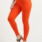 Varnam Women Ankle Length Cotton Leggings – Orange