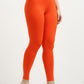 Varnam Women Ankle Length Cotton Leggings – Orange