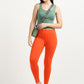 Varnam Women Ankle Length Cotton Leggings – Orange