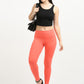 Varnam Women Ankle Length Cotton Leggings – Lite Coral
