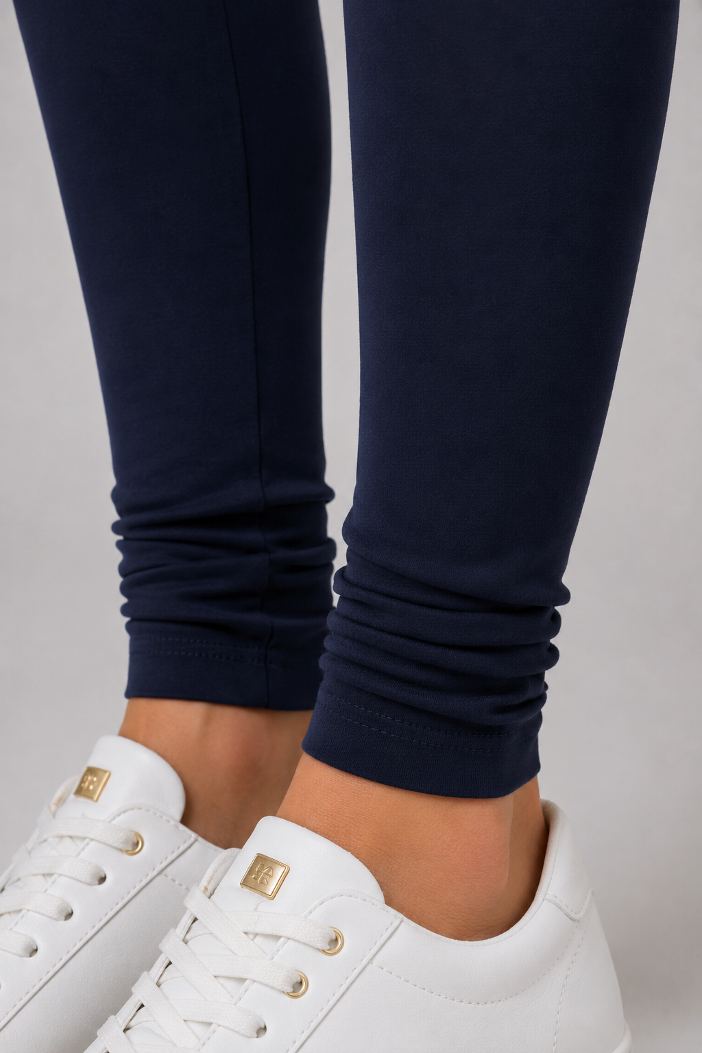 Brinda Women Full Length Cotton Leggings – Navy