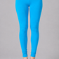 Brinda Women Full Length Cotton Leggings – Turquoise Blue