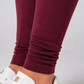Brinda Women Full Length Cotton Leggings – Maroon