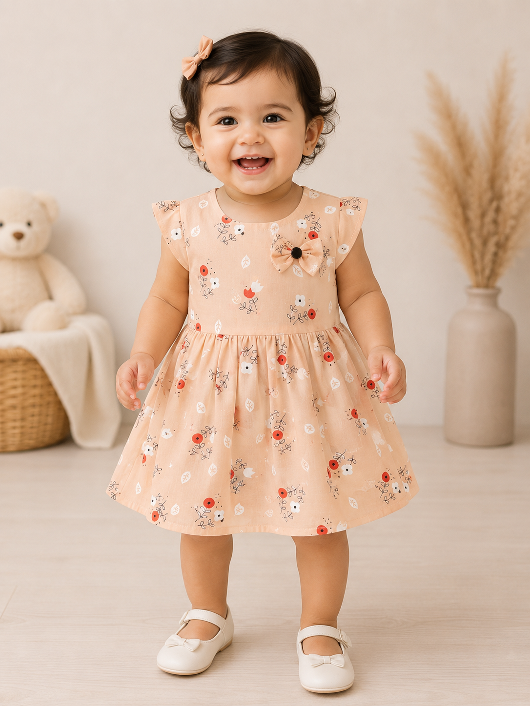 Floral Cotton Frock for Girls