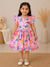 Popcorn Rainbow Girls Frock