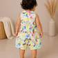 Floral Abstract Cotton Rompers