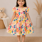 Popcorn Rainbow Girls Frock