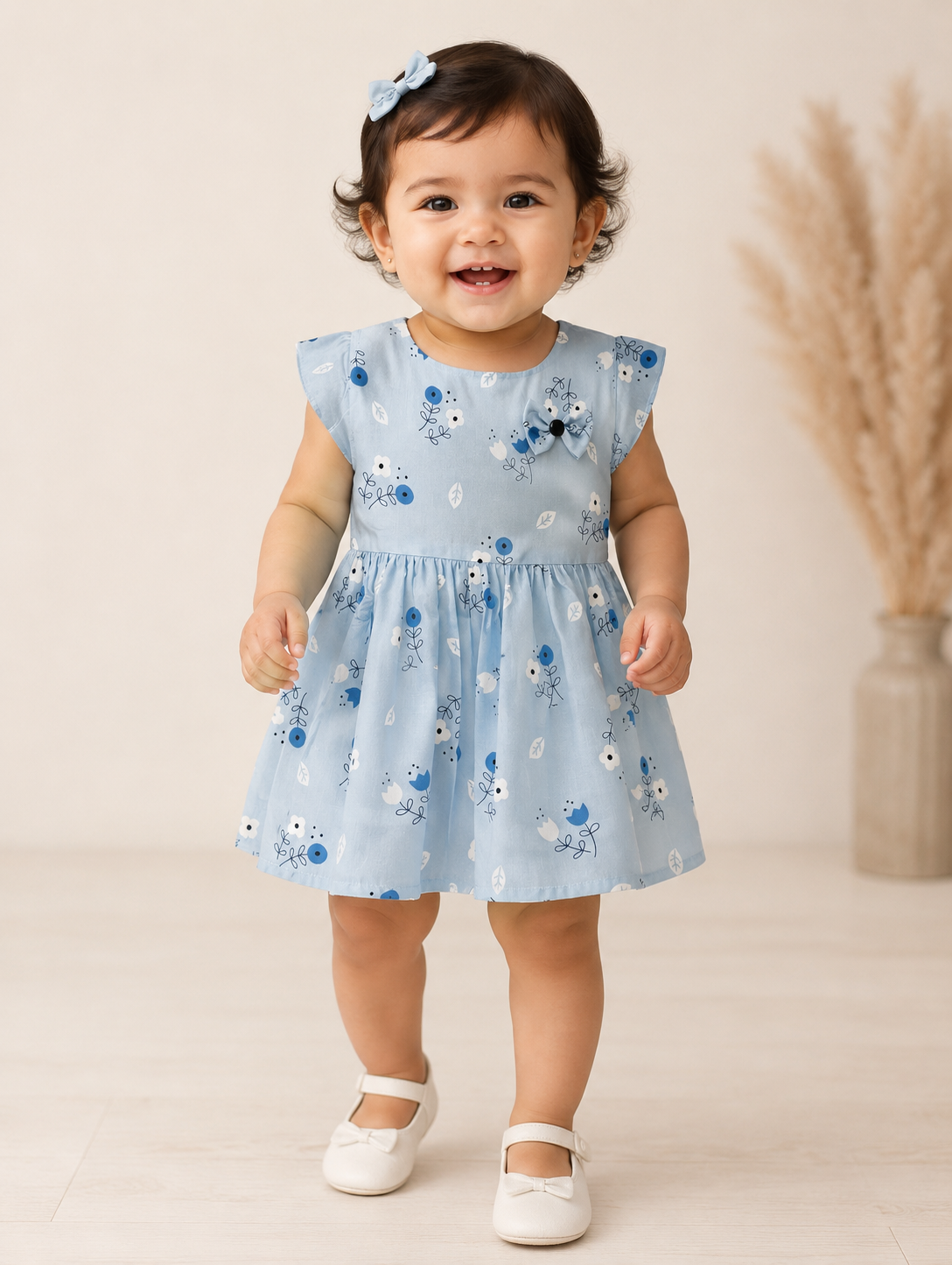 Floral Cotton Frock for Girls