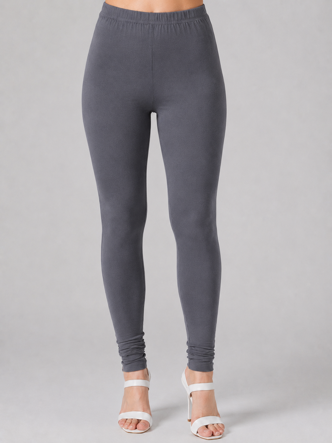 Brinda Women Full Length Cotton Leggings – E.Grey