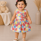 Candy Blossom Cotton Frock Pink