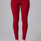 Brinda Women Full Length Cotton Leggings – Red Maroon