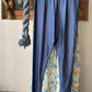 Varnam Shimmer Ankle Length Leggings With Shawl (Combo) - Dark Steel Grey